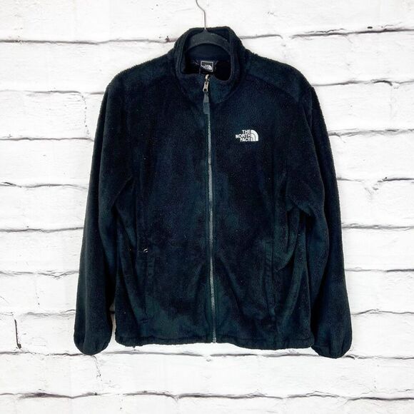 The North Face Women's Osito Fleece Jacket Black XL Full Zips - Picture 1 of 8